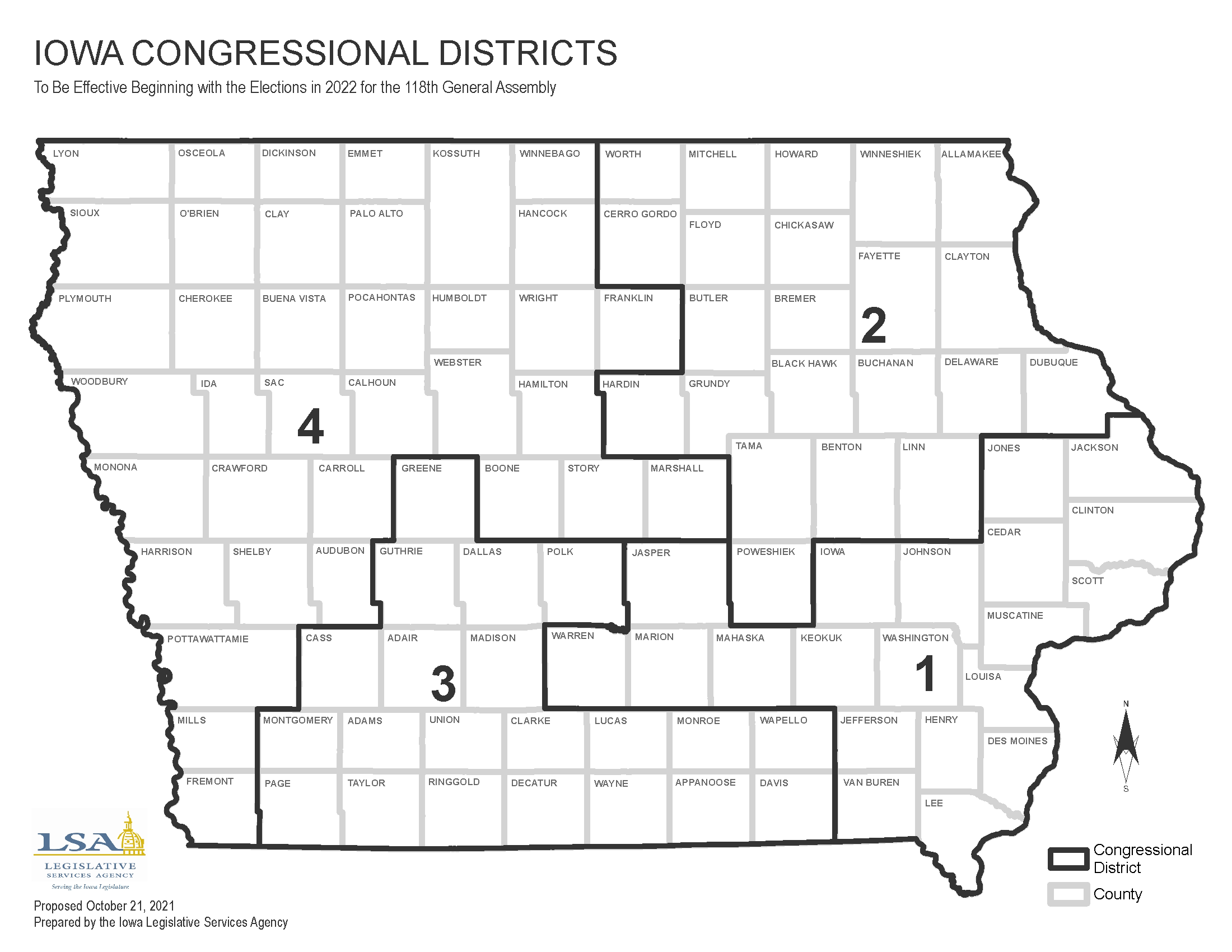 Iowa Congressional Districts
